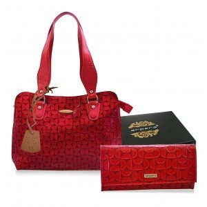 Arpera Leather Handbag gift combo for women CB16020